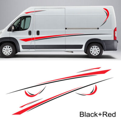 2 X DIY Wohnmobil Vinyl Streifen Grafik Aufkleber Wohnmobil RV Wohnwagen