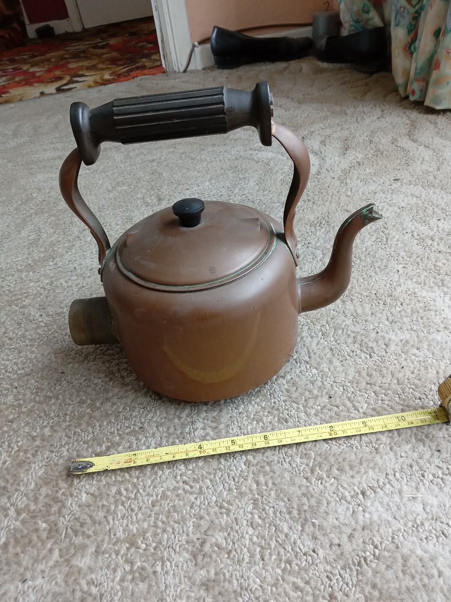 vintage electric copper kettle SWAN for display only or repair