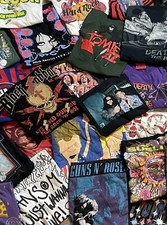5 T-Shirt Lot Random Sports Bands Movies Art ...