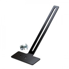 Halter T-Stück für Rückstrahler Reflektor Motorrad schwarz Aluminium groß