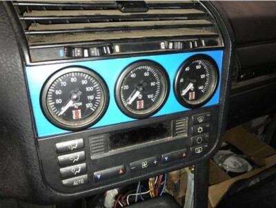 52mm Single DIN Boost Triple Gauge Trim Pod for 1993 - 1999 BMW e36