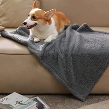 Warm Pet Blanket Cotton Lint Dog Cat Blanket Cushion Pet Supplies for Winter 