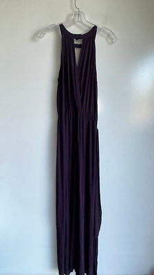 MICHAEL STARS Dark Purple High Neck Halter Maxi Dress Size Small | eBay MICHAEL STARS Dark Purple High Neck Halter Maxi Dress Size Small | eBay