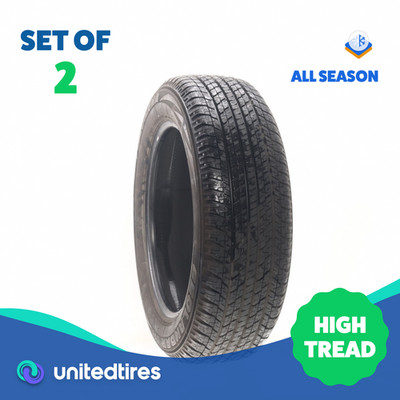 Set of (2) Driven Once 245/60R20 Yokohama Geolandar G96B 107H - 11/32