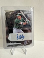 2020 Panini Prizm - Rookie Autographs Seth Brown #RA-SB Silver Prizm (AU, RC)