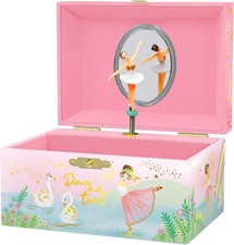 Musical Ballerina Jewelry Box for Girls - Kids Music Box with Spinning Ballerina