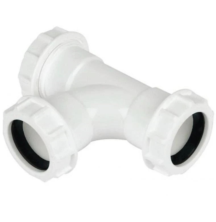 Floplast Multi Fit Compression Waste Tee - 32Mm - Image 3