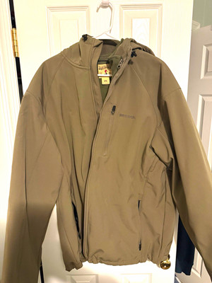 RedHead Men's Gray Hooded Full Zip Jacket w/ Pockets, Solid, Size 2XL