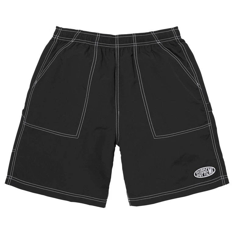 Supreme Nylon Black Shorts for Men for sale | eBay