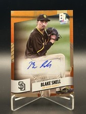 BLAKE SNELL AUTOGRAPH ORANGE FOIL | 2024 Topps Big League | San Diego Padres