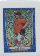 2014 Bowman Scout Top 5 Prospects Mini Chrome Refractors Blue Kyle Crick 8k4