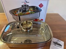 Küchenprofi Dampfgarer/Aromabräter mit Thermometer