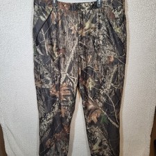 Cabelas Dry Plus Camo Hunting Pants Mens Size 42 Mossy Oak Breakup EUC