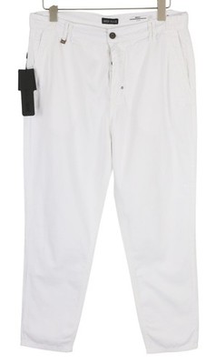 ANTONY MORATO Prince Herren Hose W26 weiß Leinen lose Knopfleiste *