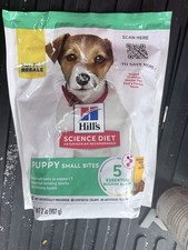 Hill's Science Diet Puppy Small Bites Dry Dog Food 2lb Bag, 3 Pack Total 6lbs