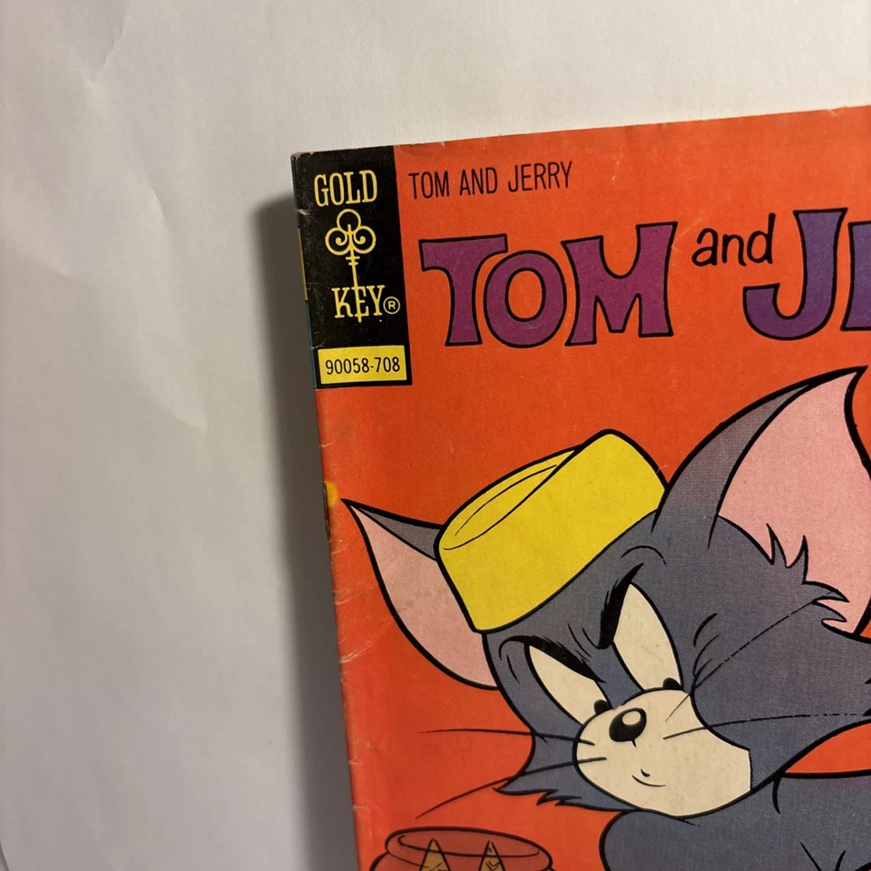 Cómic de Tom y Jerry 1977 n.º de agosto 297 cómics de Whitman muy finos originales Foto 3 de 4