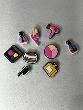 Hair Stylist Barber Croc Shoe Charms Set of 8   Hairdresser Accessories   New 