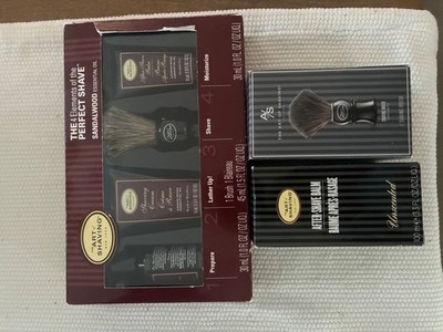 NEW The Art of Shaving Sandalwood Essential Oil Starter Kit Travel Size.