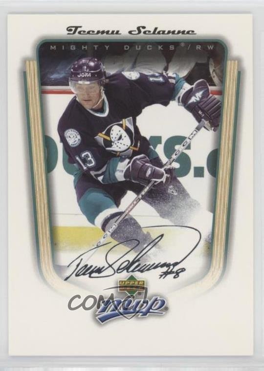 2005-06 Upper Deck MVP Teemu Selanne #5 HOF 05ds