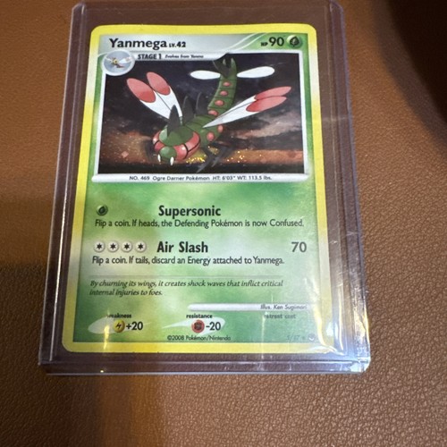 Pokemon Pokémon 2008  Series 8 5/17 Yanmega Holo LP * HOLO SWIRL
