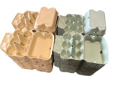 Egg boxes - Premium Green & Yellow Cardboard Coloured Cartons med - large