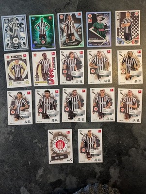 Topps Bundesliga Match Attax 2025/26 Teamset 1. FC St. Pauli 17 Karten