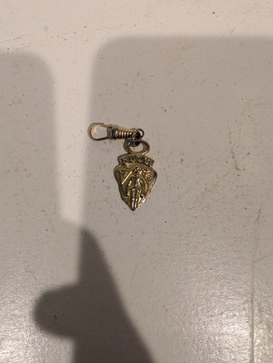Vintage GUCCI Gold Tone Knight Crest Shield Replacement Zipper