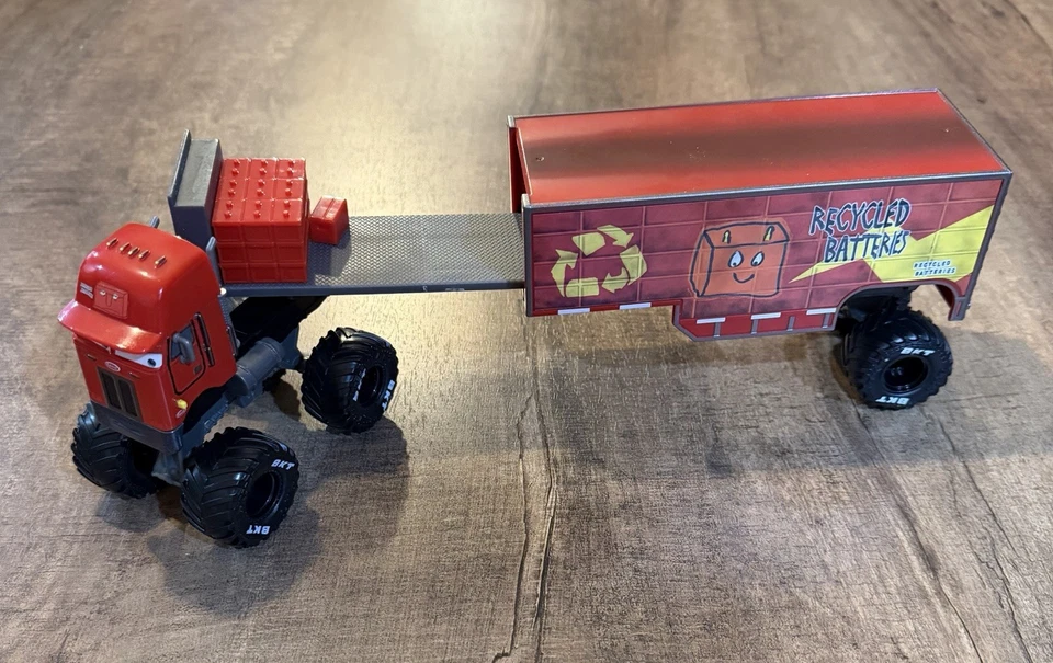 Custom Disney Pixar Monster Truck Hauler - Jerry Recycled Batteries - RARE!! - Image 4 of 4