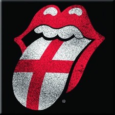 Image of Rolling Stones Fridge Magnet Tongue England new Official 76mm x 76mm