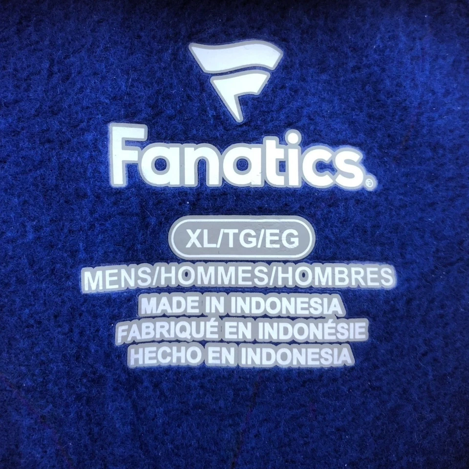 Golden State Warriors Fanatics Mens Hoodie XL Full Zip Basketball Varsity Jacket - Image 4 of 4