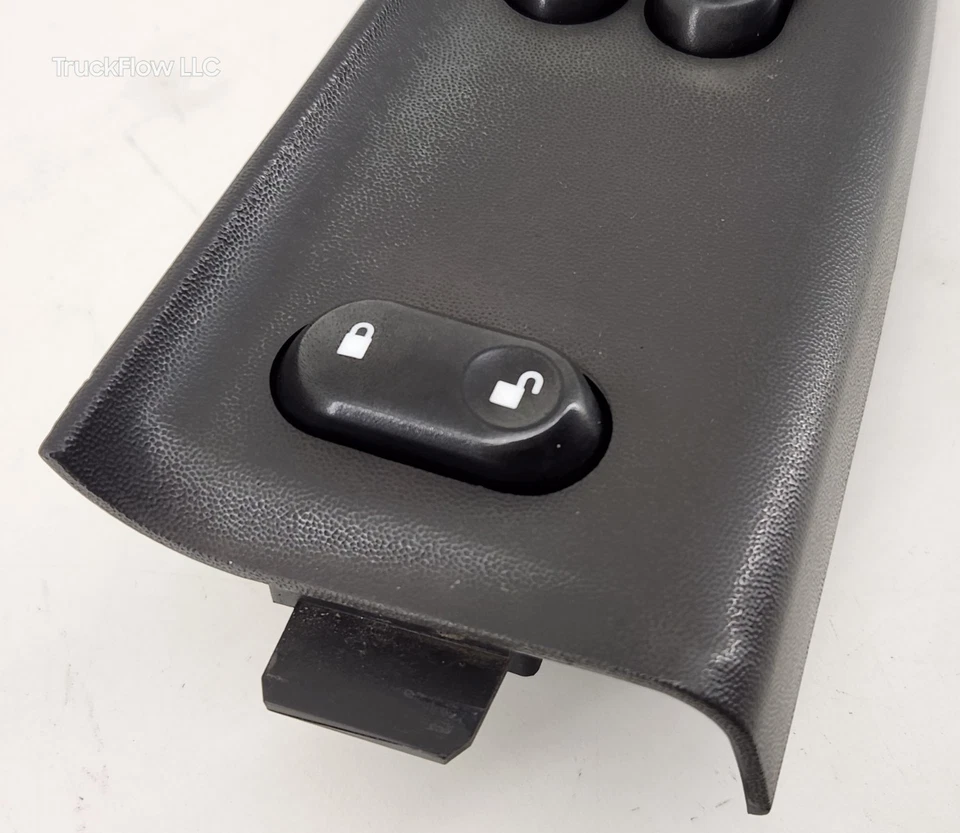 Левый выключатель стеклоподъемника REG CAB 2002-2005 Ford F250-F550 б/у серый от оригинального производителя - Изображение 3 из 4