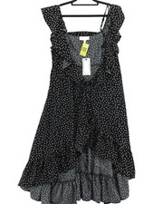 Coast Shirt Midi Dress UK8 in Black