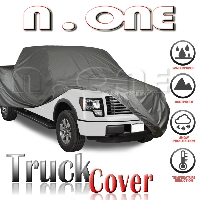Fit Dodge Crew Cab Pickup 8FT Bed Car Cover Waterproof Sun Rain Dust Protection Foto 2 de 4
