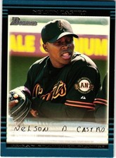 2002 Bowman Gold #267 Nelson Castro San Francisco Giants Rookie Card. rookie card picture