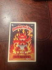 Topps Garbage Pail Kids Hot Scott 64a Sticker Non-Sport Trading Card 1985