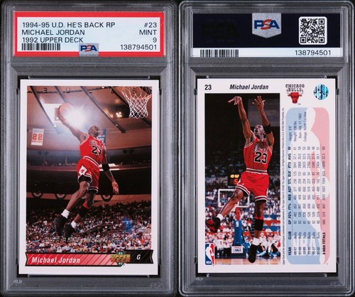 Michael Jordan [1992] #23 1994 Upper Deck He's Back card