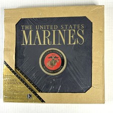 United States Marine Corps Bonded Leather Scrapbook K Company NEW SEALED Acid Fr