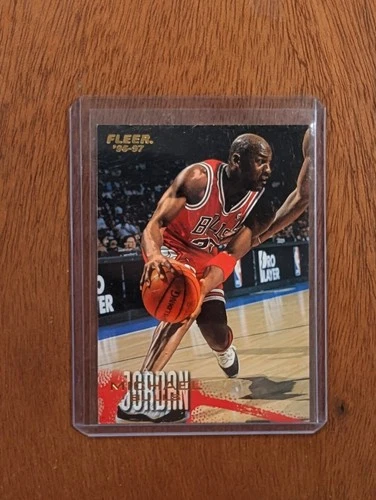 1996-97 Fleer #13 Michael Jordan Card Chicago Bulls