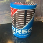 Vintage Oreo Tin  Nabisco Tin Collectible Oreo Tin 7.5 Inches Tall 5.5 Wide