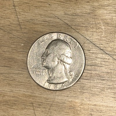 1984 D Washington Rare no rim error  See Pictures