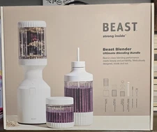 Beast Blender Ultimate Bundle | 1000W Powerful Smoothie Maker w/ Bottles