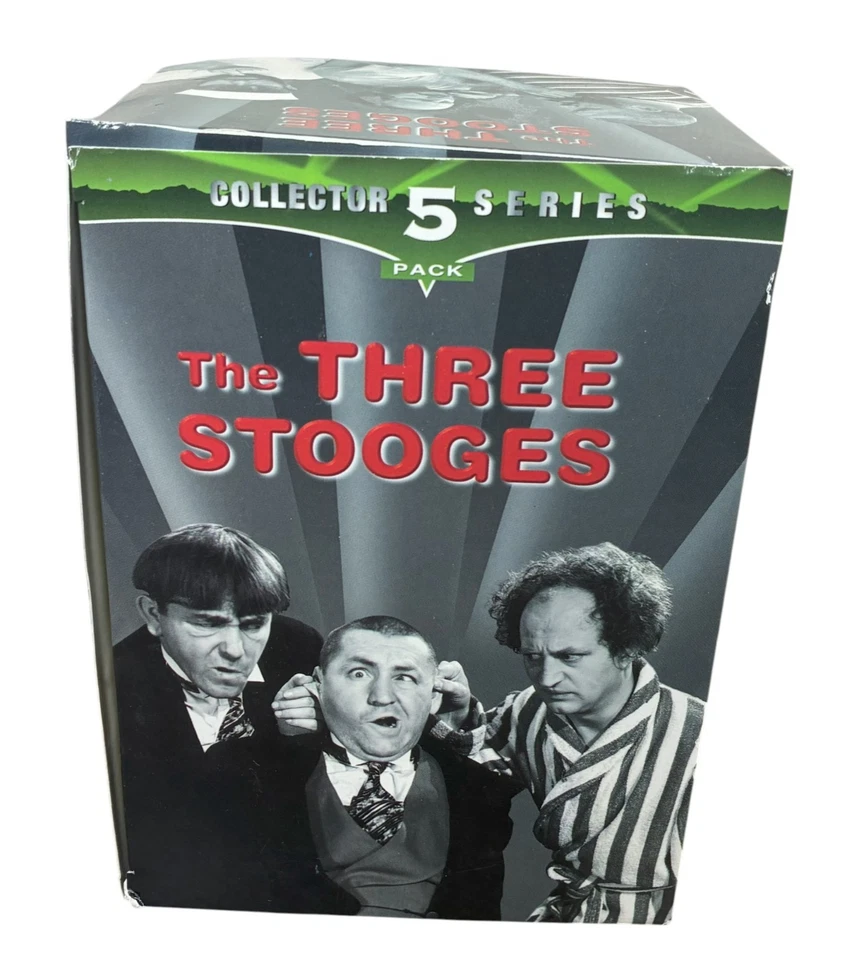 The Three Stooges 5 VHS Collector Series 1998 Set - Image 4 of 4