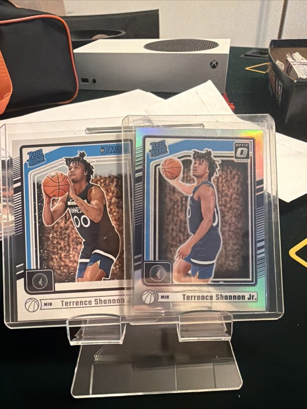 Terrence Shannon Jr. Rated Rookie Lot Optic Holo + Donruss RC Timberwolves