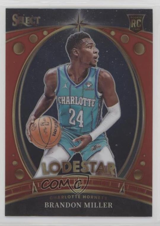 2023-24 Panini Select Lodestars Red Prizm Brandon Miller #3 19cx
