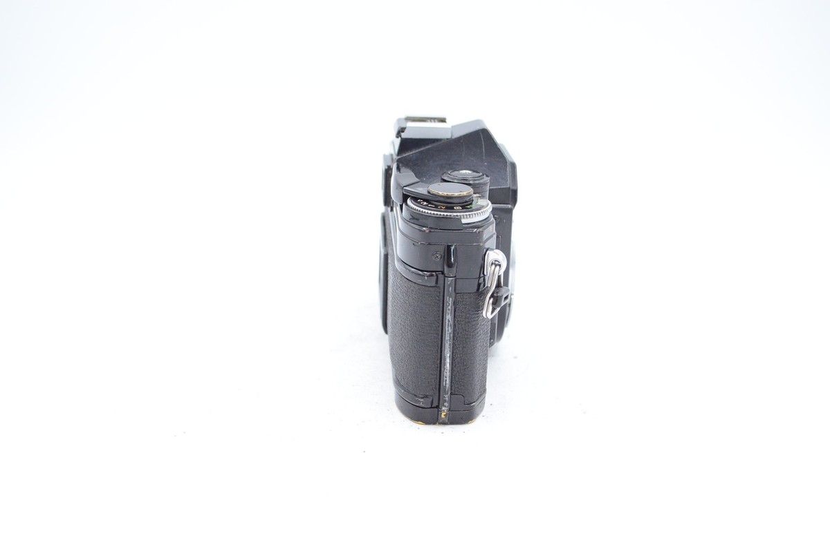 Canon AE-1 35mm Film SLR Camera Body, Black, with FD Breech-Lock