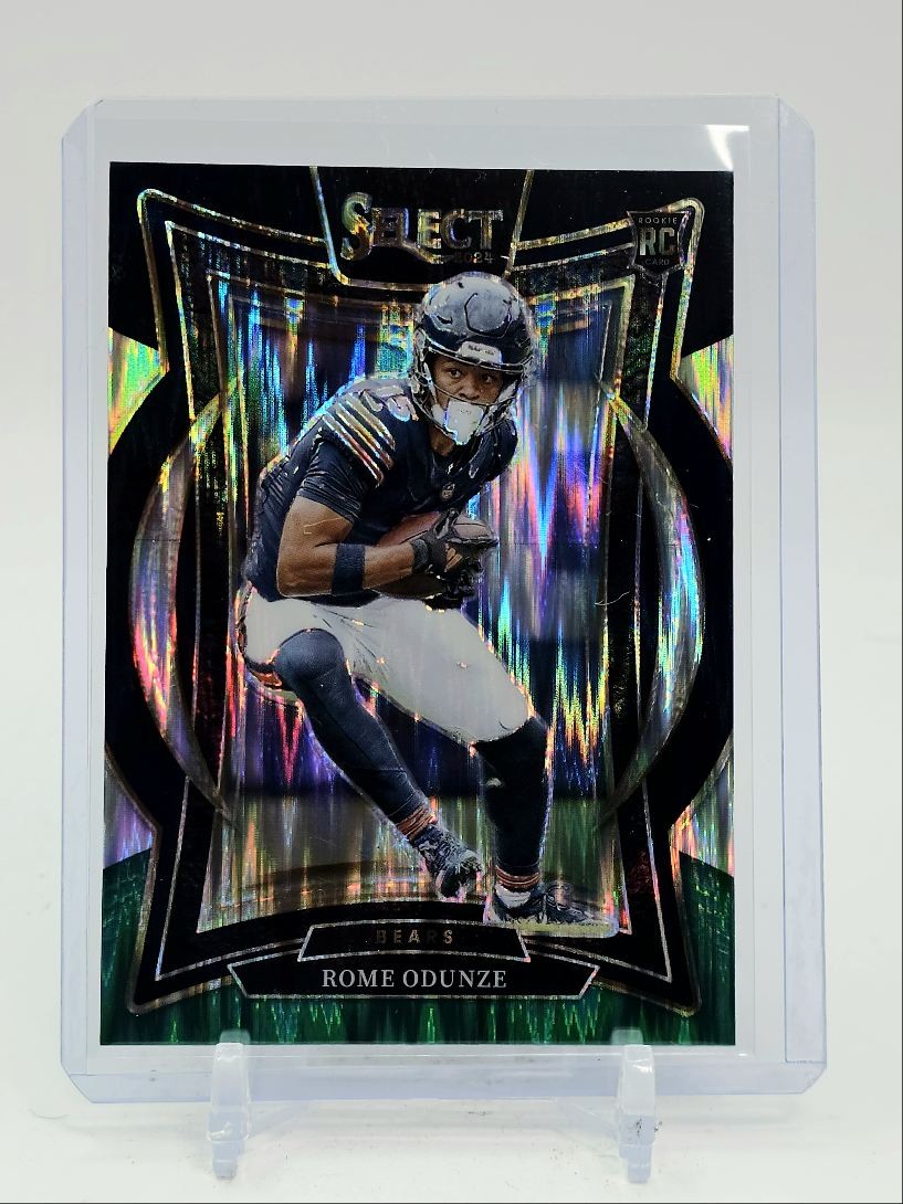 ROME ODUNZE 2024 SELECT CONCOURSE ROOKIE GREEN BLACK SHOCK RC Q5237