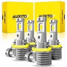 H8 H11 LED Headlight Light Fog Bulb High Beam Low GOLDEN YELLOW / White Lamp Kit