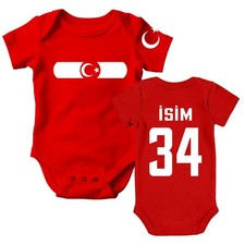 Türkiye Baby Body Strampler Türkei Bebek Ay...