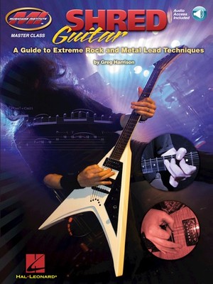 Shred Guitar Guide to Extreme Rock & Metal Lessons Learn to Play Tab Book Audio