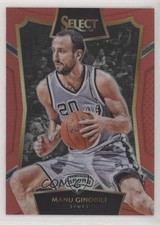 2015-16 Panini Select Concourse Red Prizm /149 Manu Ginobili #57 HOF 02xx
